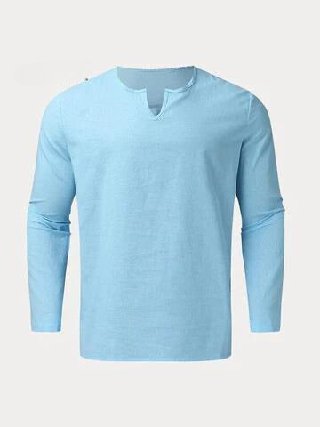 Herren Set Bequem Stilvoll Baumwolle - Hosen und Hemd für Männer 4