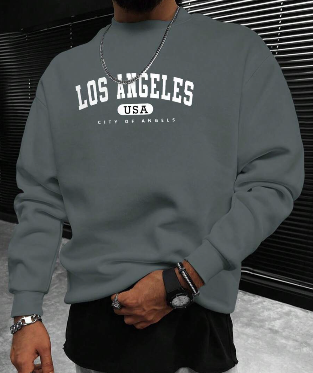 Variant image for Herren Sweatshirt Bequem Modern Baumwolle 80% Baumwolle für Alltag und Freizeit-18