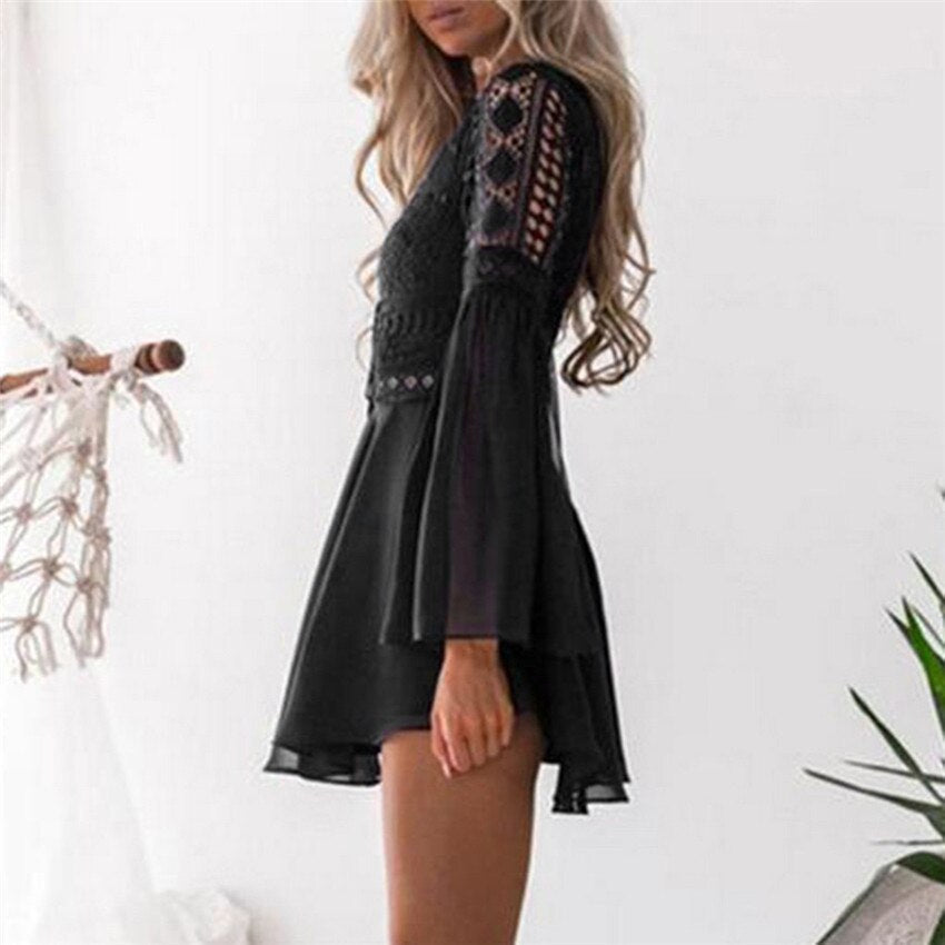 Boho Chic Spitzenkleid