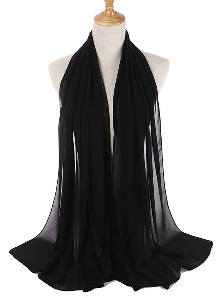 Chiffon Hijab Stirnband