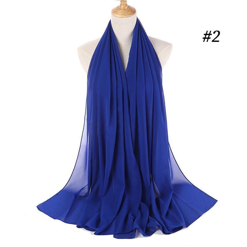 Chiffon Hijab Stirnband