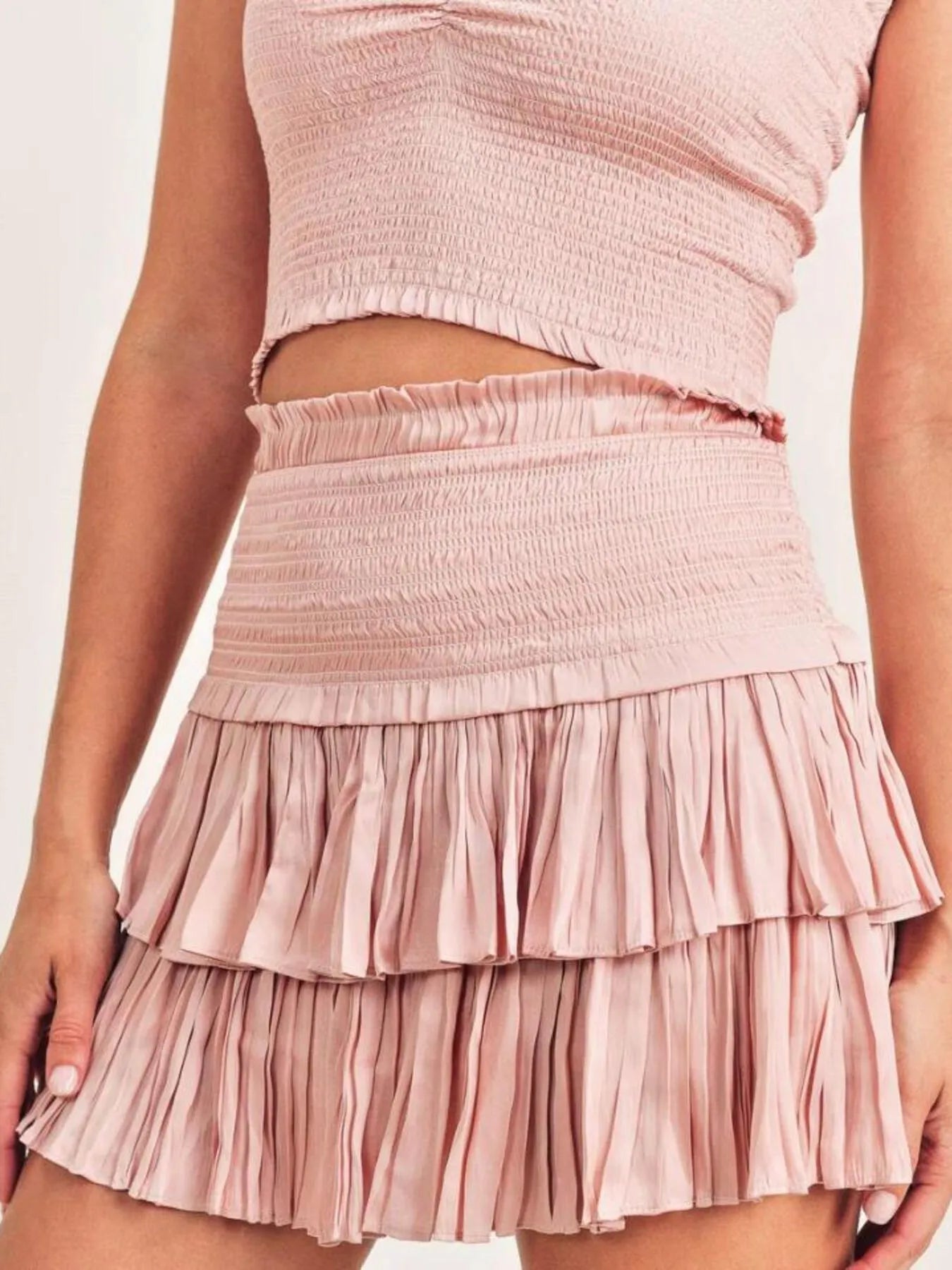 Damen Cami und Rock Set mit Herz-Ausschnitt 5