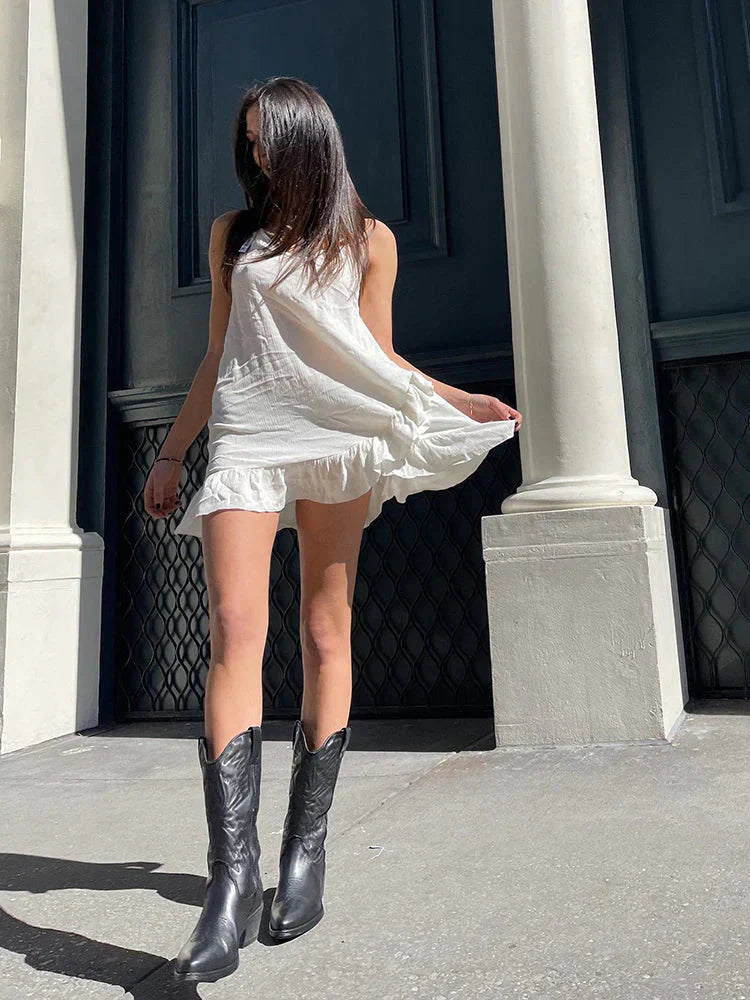 Damen Cowboystiefel Metallic Stil für Vielseitige Outfits 2