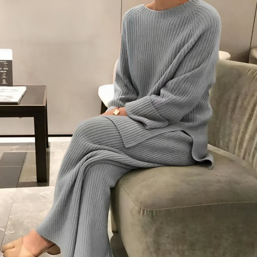 Damen Loungewear Set Warm und Stilvoll 0