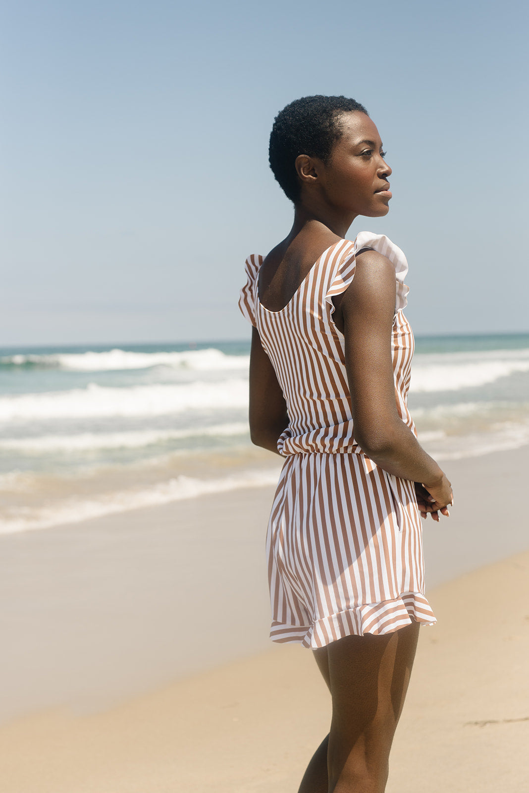 Damen Schwimm-Overall mit integriertem BH 2