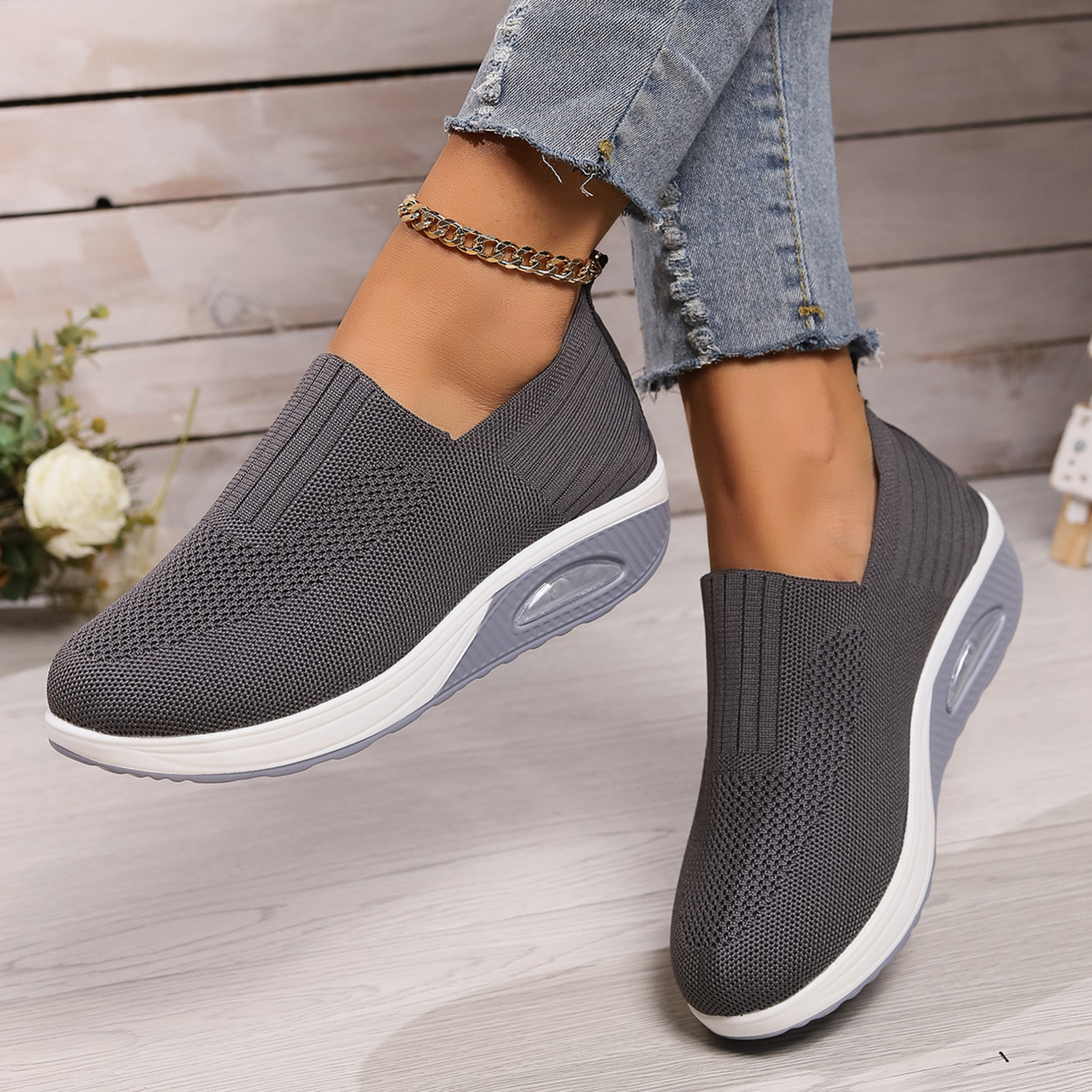Damen Sneaker mit orthopädischer Unterstützung für optimalen Komfort 8