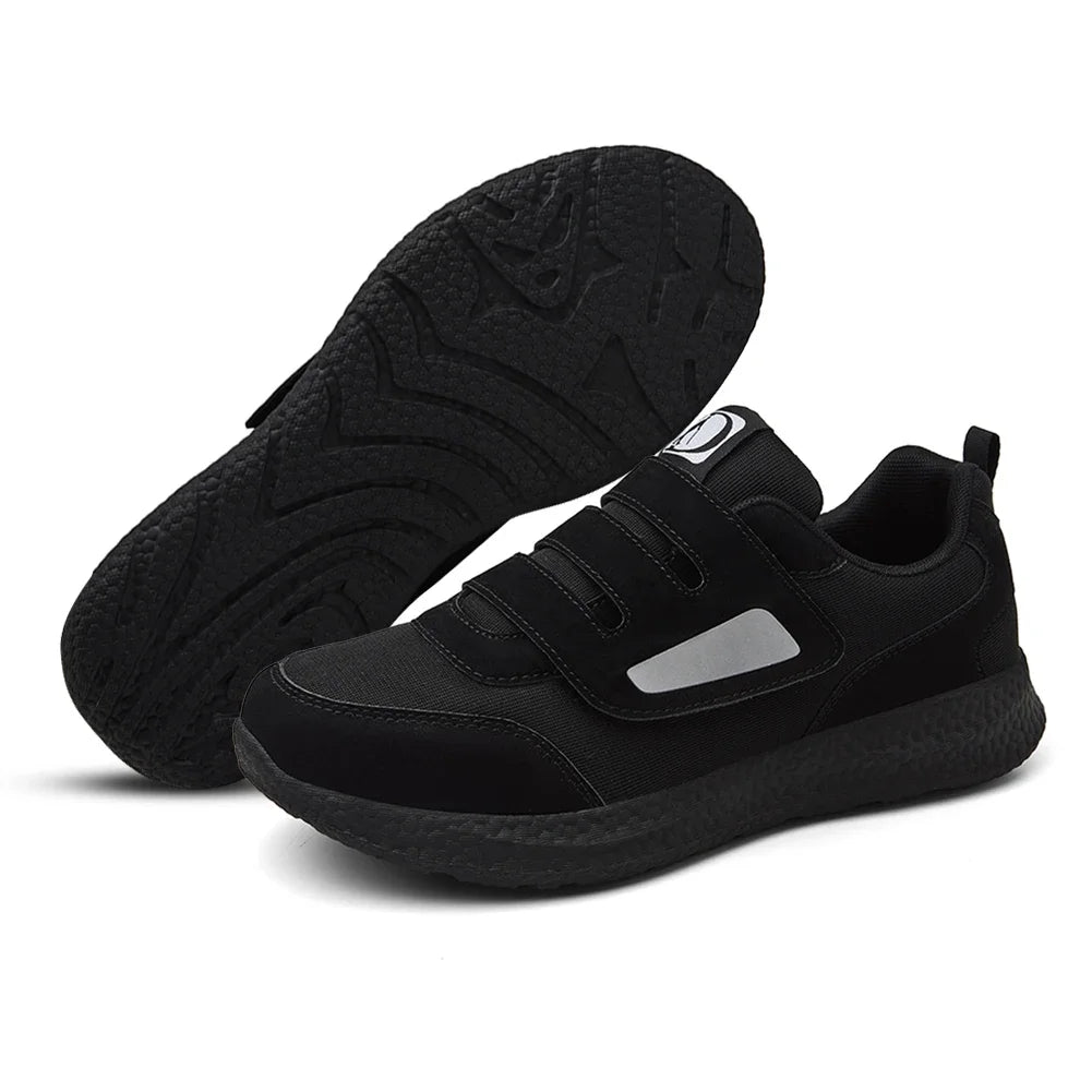 Diabetiker Schuhe für Damen und Herren, Orthopädische Slip-On Sneakers mit verstellbarem Verschluss 3