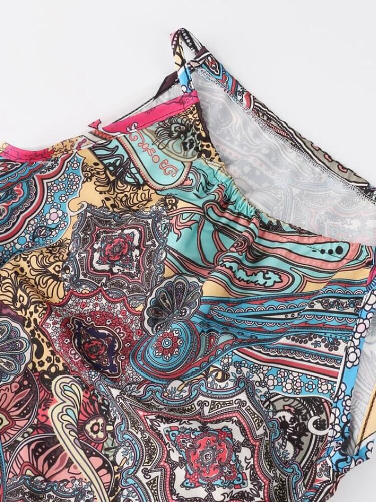 Geblümtes Trägerkleid