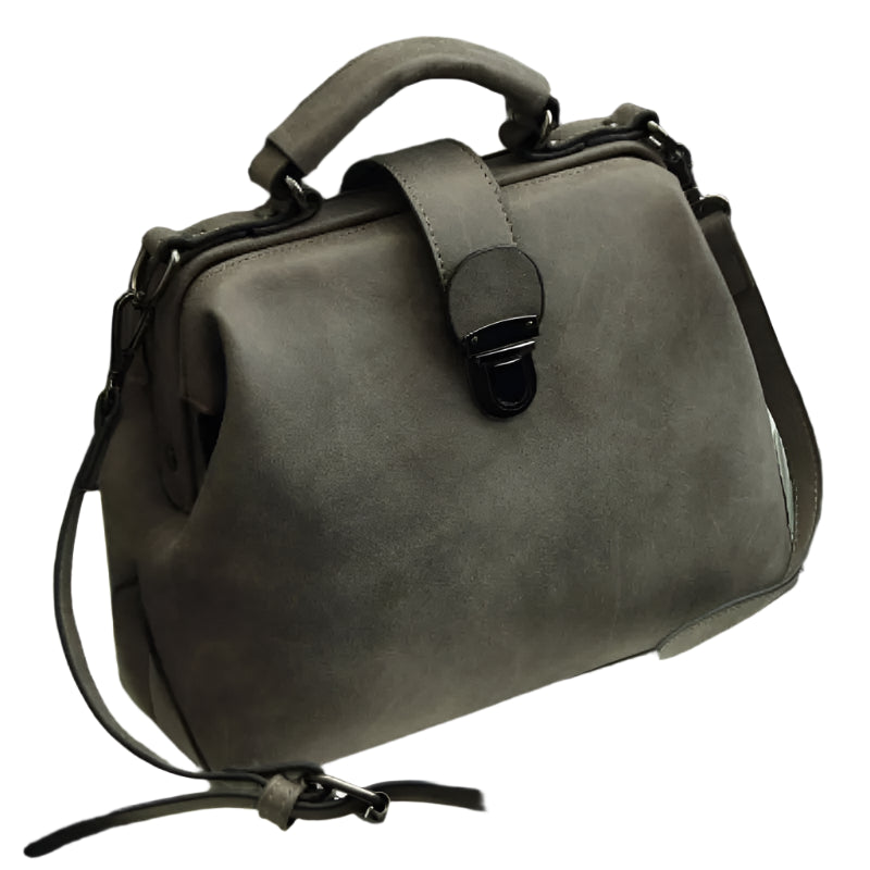 Damen Abendtasche Vintage Clutch Geräumig Leder für Feste und Ausgehen 1