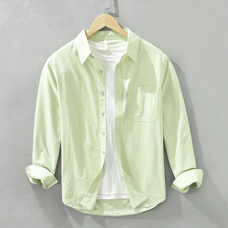 Variant image for Herren Hemden Langarm Baumwolle Stilvoll Komfortabel-13