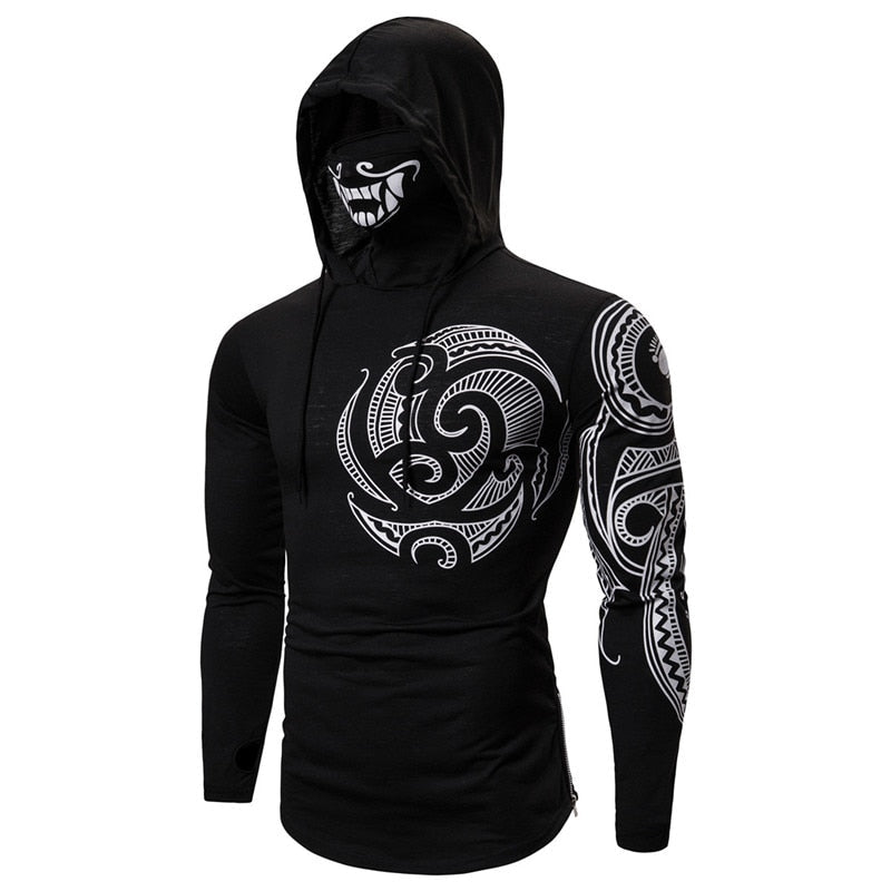 Herren Totenkopfmaske Hoodies