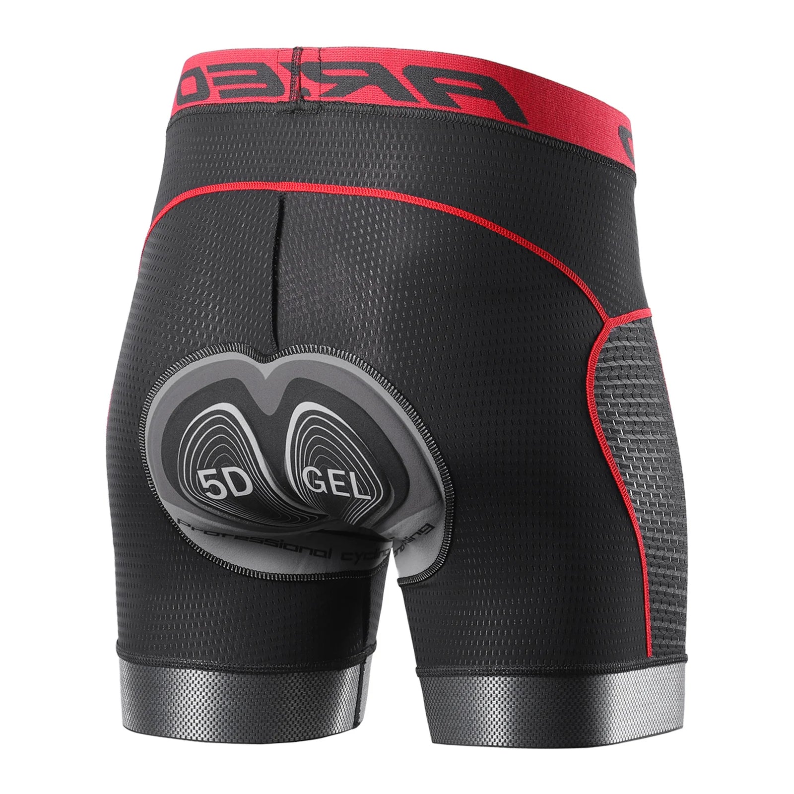 Herren Fahrradhose Lang Atmungsaktiv mit 5D Gel Polsterung und Schnelltrocknendem Material 6