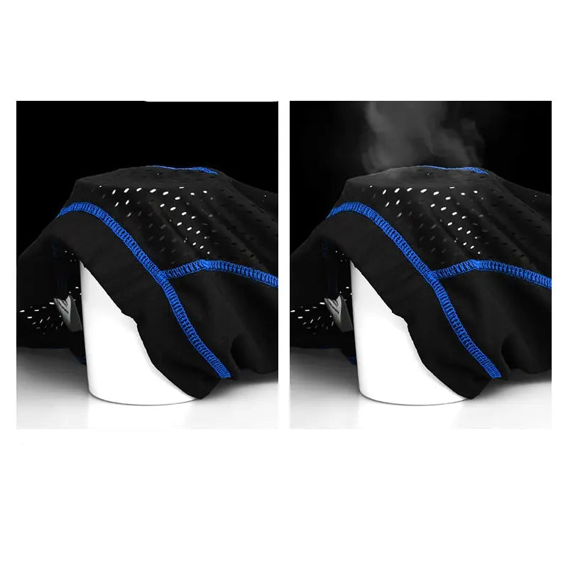 Herren Fahrradhose Lang mit 5D Polsterung und Anti-Rutsch Beinabschlüssen aus Atmungsaktivem LYCRA 2