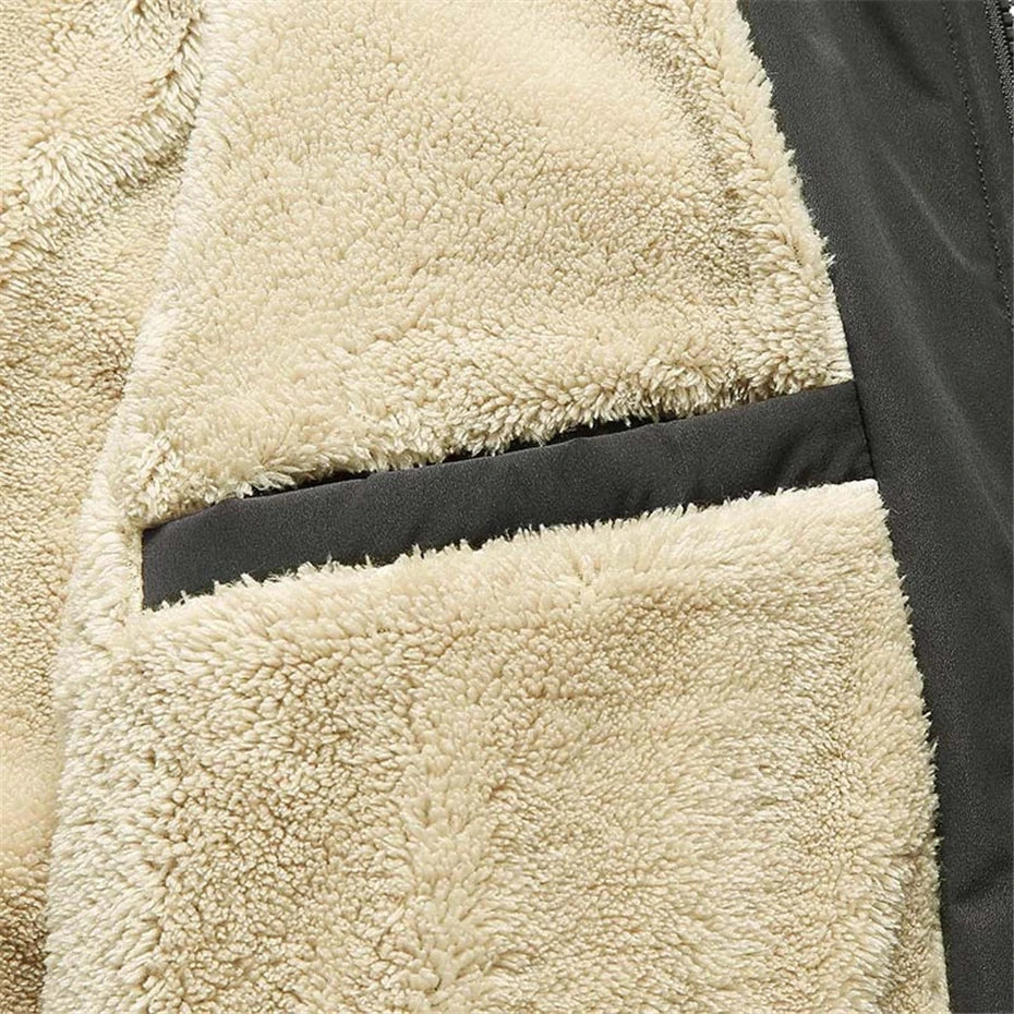 Herren Fleecejacke Dick Warm und Bequem 4