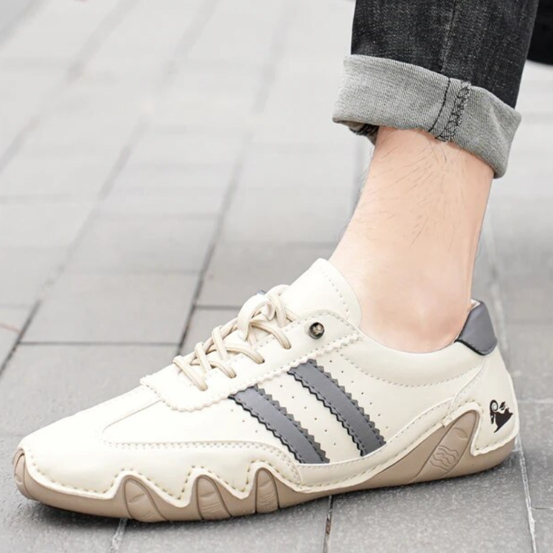 Herren Mokassins aus echtem Leder mit komfortablem Fußbett 8