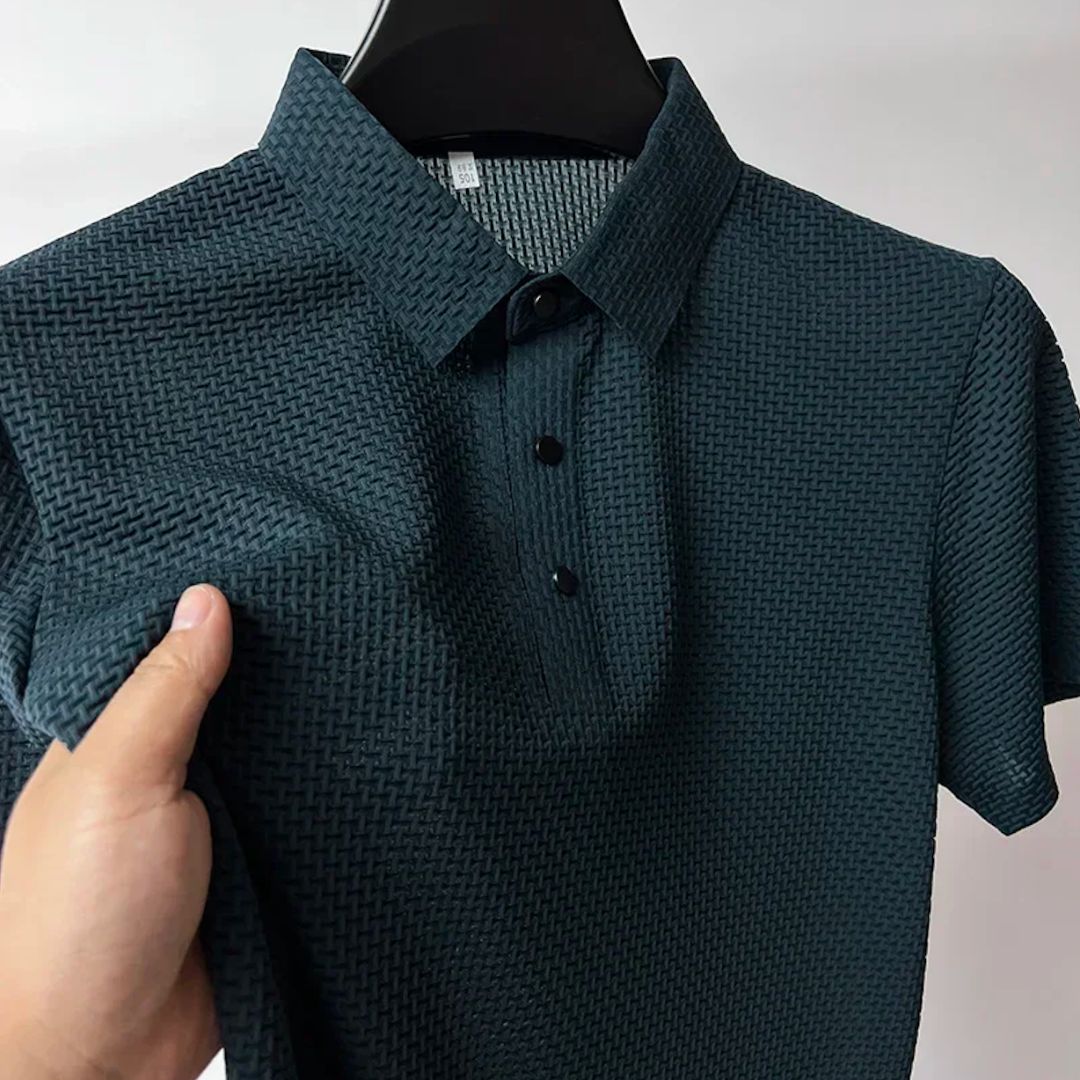 Herren Polo Shirt Leichtes Atmungsaktives Design 1