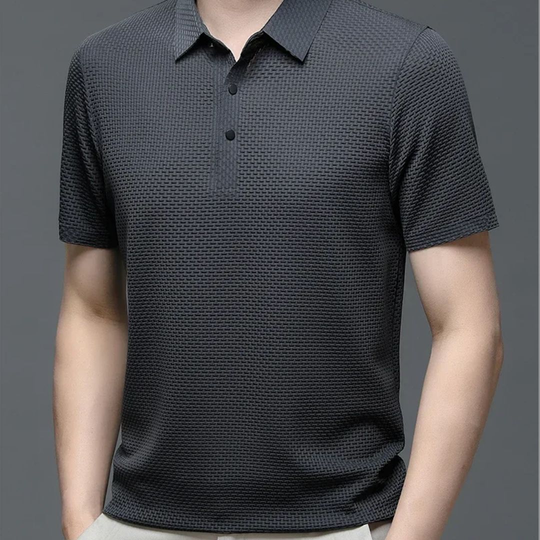 Herren Polo Shirt Leichtes Atmungsaktives Design 7