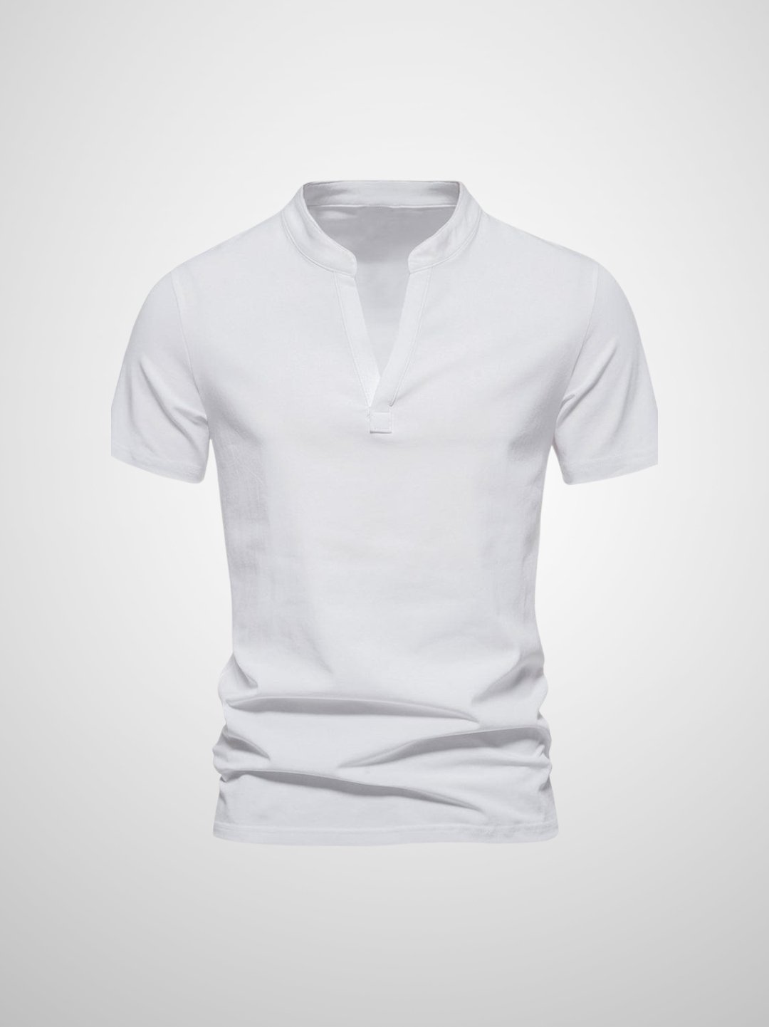 Herren Polo Shirt V-Hals Modernes Design Weiche Stoffe 7
