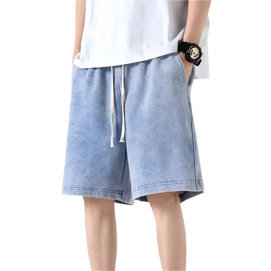 Herren Shorts mit Kordelzug aus Baumwolle 0