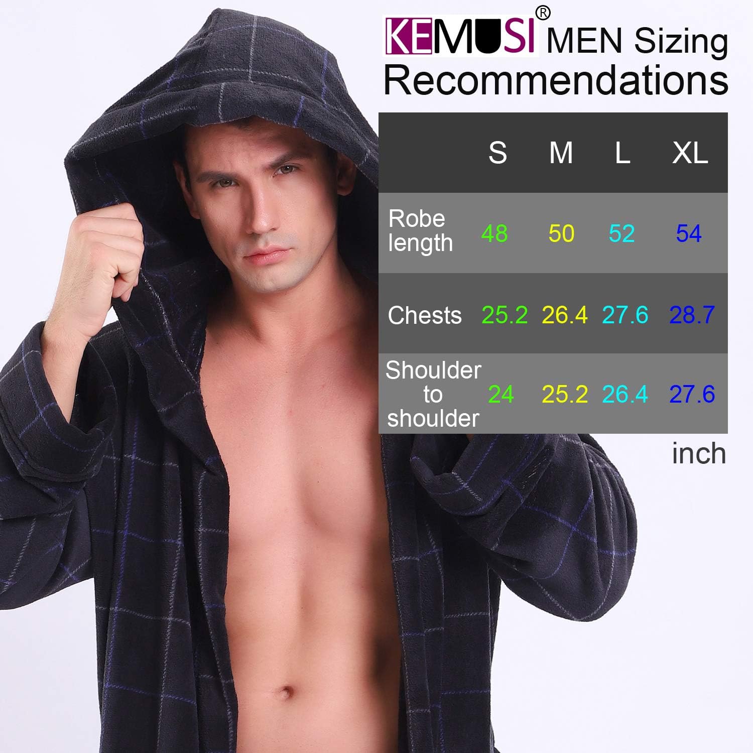 Herrenbademantel mit Kapuze für entspannte Tage 3