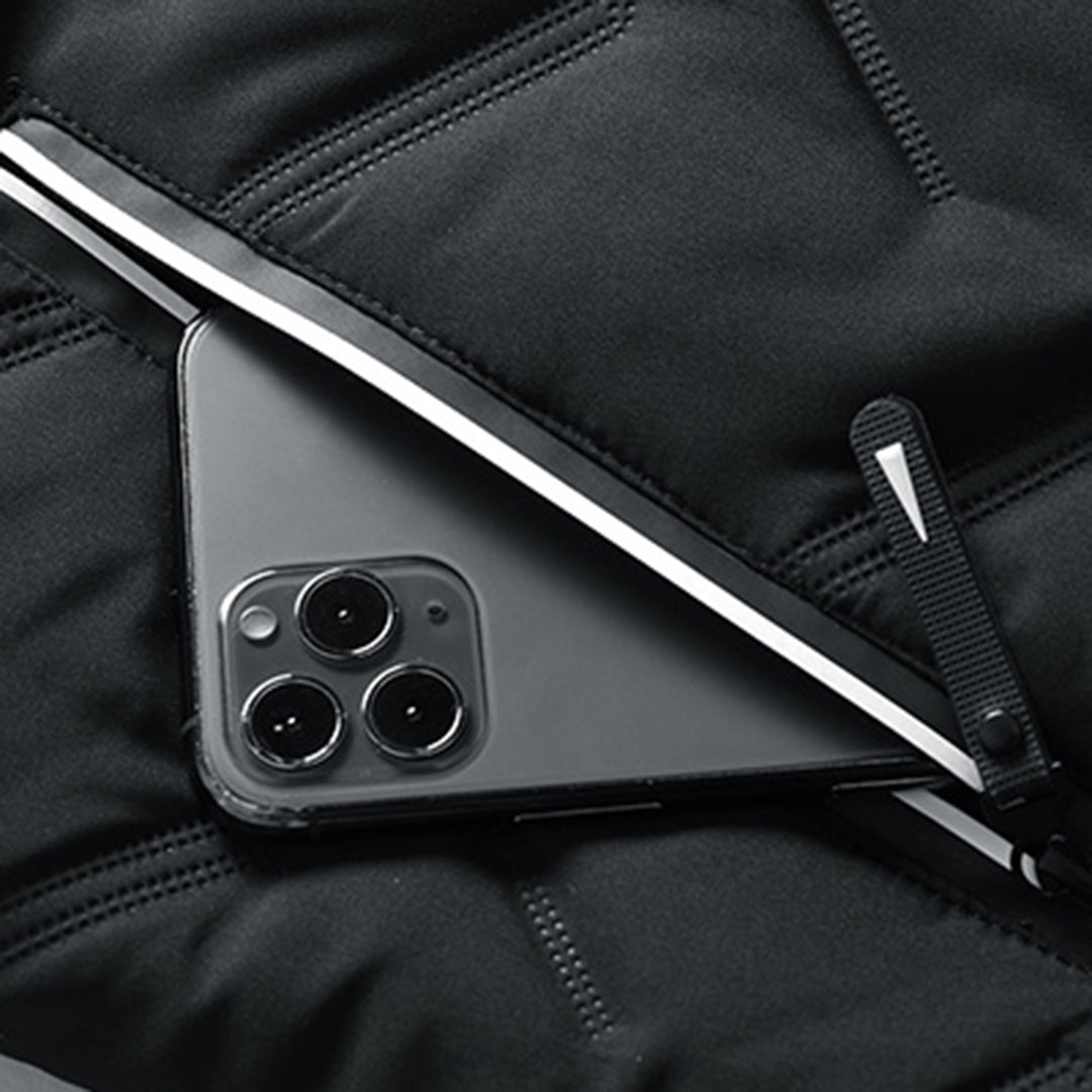 Herrenjacke Fleece Warm Wetterfest Modern Langarm 7