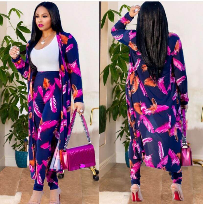 Kimono-Strickjacken-Set