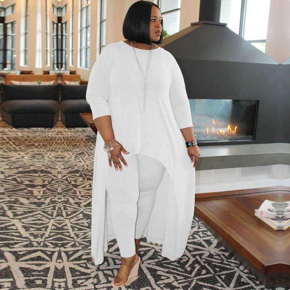 Lässiges Streetwear-Set In Übergröße