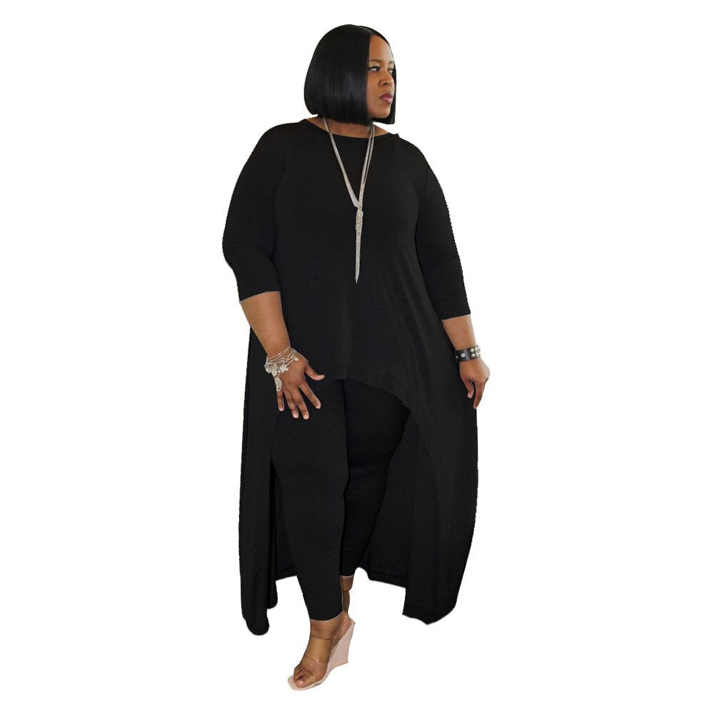 Lässiges Streetwear-Set In Übergröße