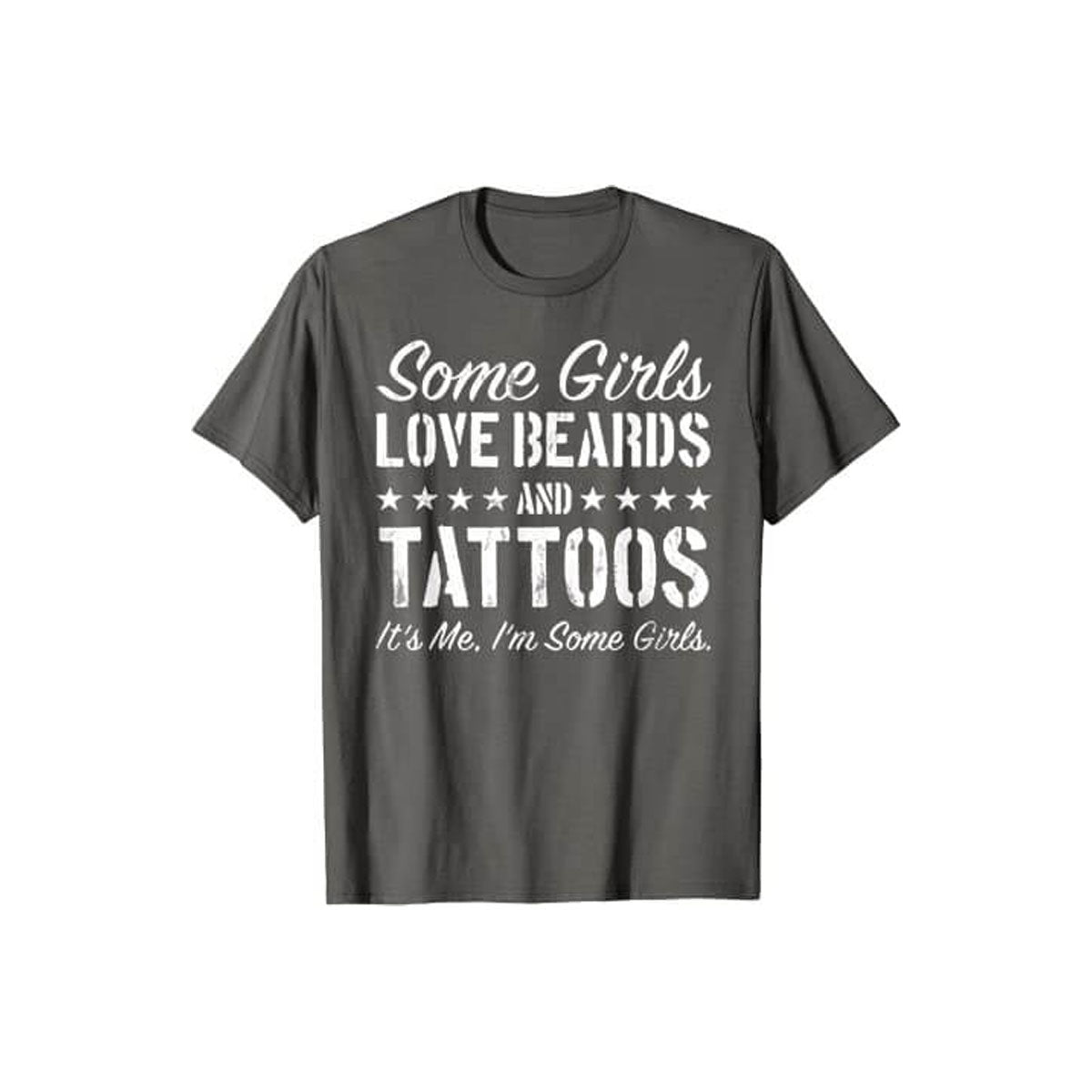 Manche Mädchen Lieben Bärte Und Tattoos T-Shirt