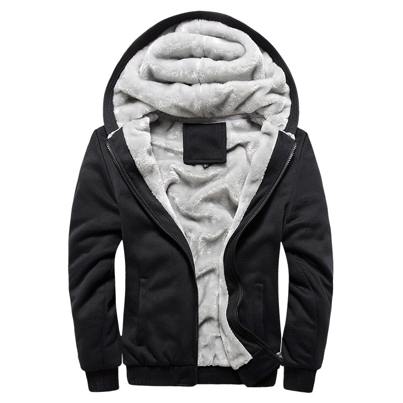 Männer Winter Fleece Jacke