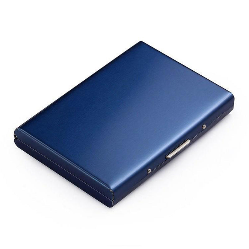 Moderne RFID-Kartenetui für Männer und Frauen mit Bajonettverschluss und Platz für 6 Karten 10