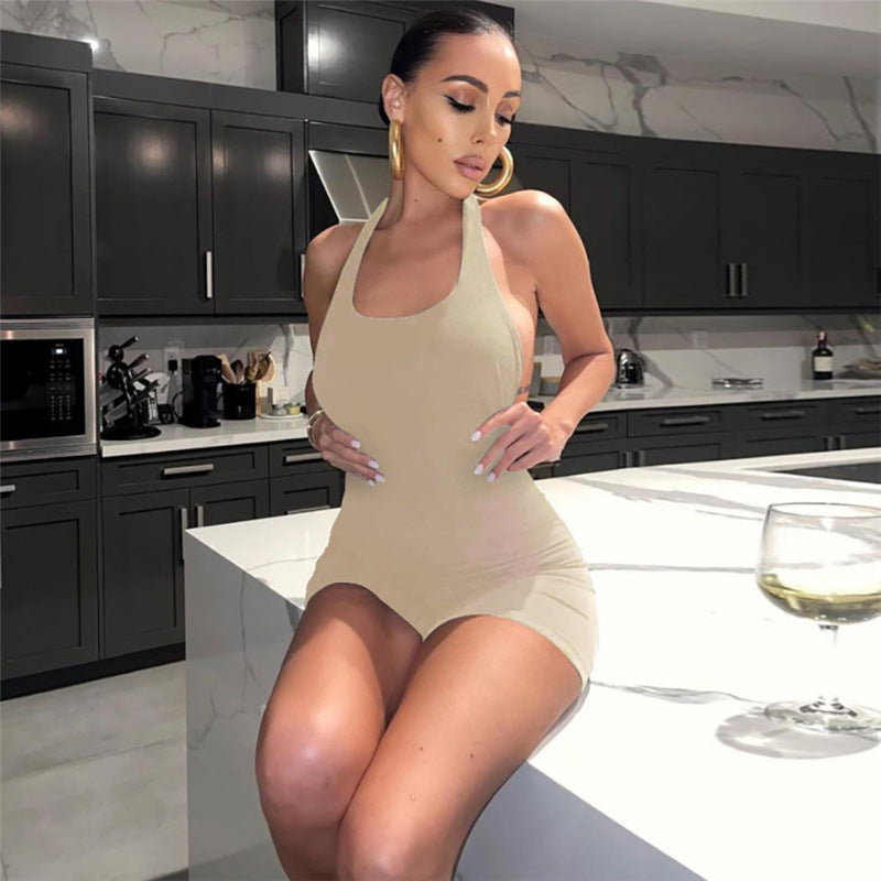 Variant image for Damen Jumpsuit Festlich Halterneck Eleganter Schnitt Polyester-9