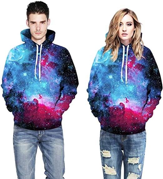 Realistische 3D-Gedruckte Stylische Hoodies
