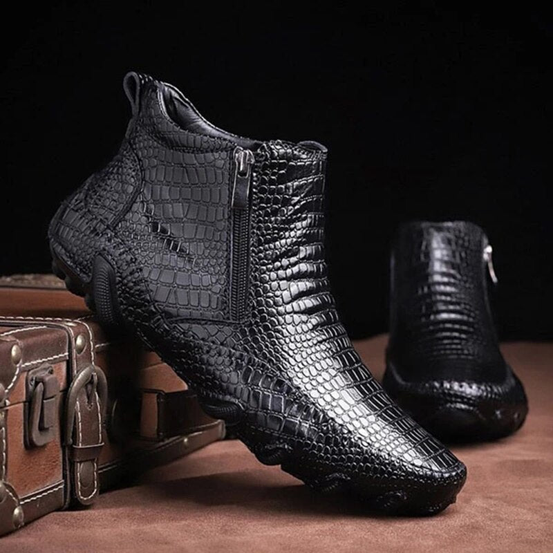 Stiefel Aus Rindsleder