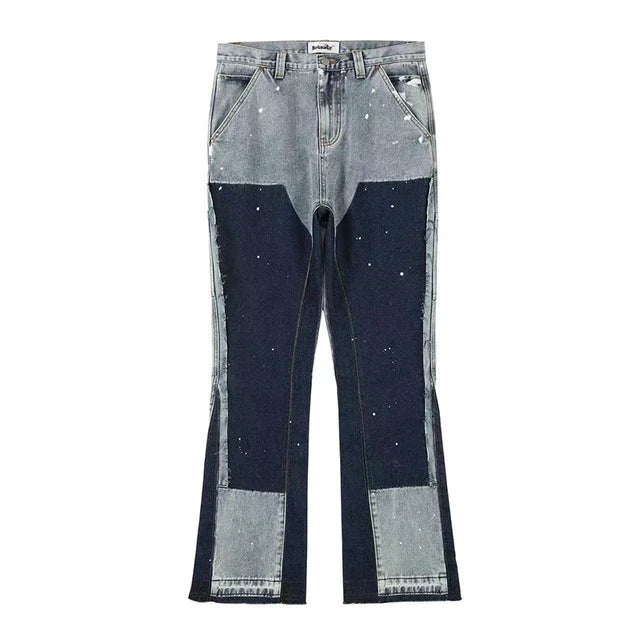 Herren Jeans Ausgestellte Passform Hochwertiger Denim Modernes Design 3