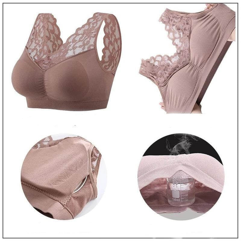 Super Elastischer, Atmungsaktiver Spitzen-Bh