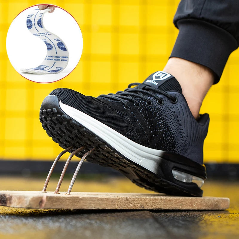 Unisex Sicherheitsschuhe mit Stahlkappe und Anti-Durchstich 2