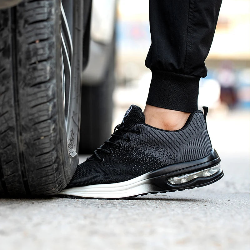 Unisex Sicherheitsschuhe mit Stahlkappe und Anti-Durchstich 3