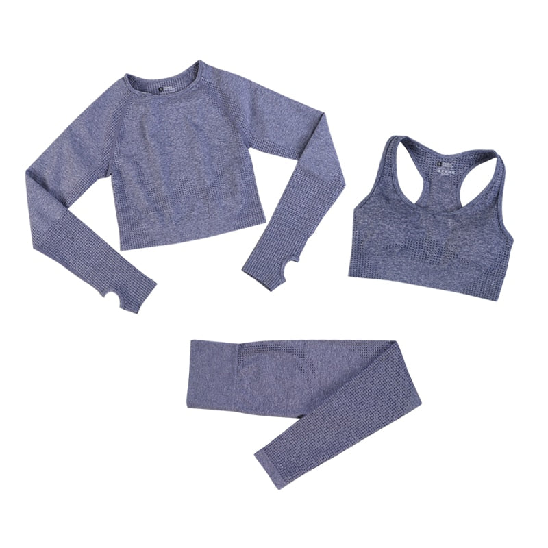 Yoga-Set Fitness-Sportbekleidung