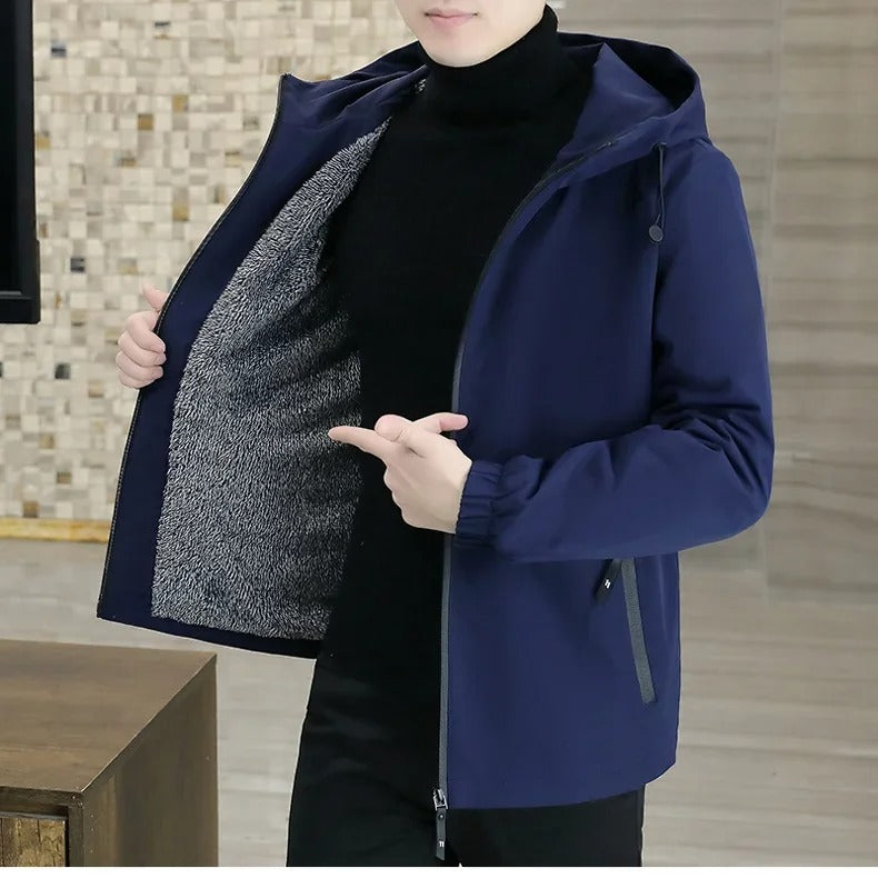 Thermo-Windjacke aus Fleece für Männer