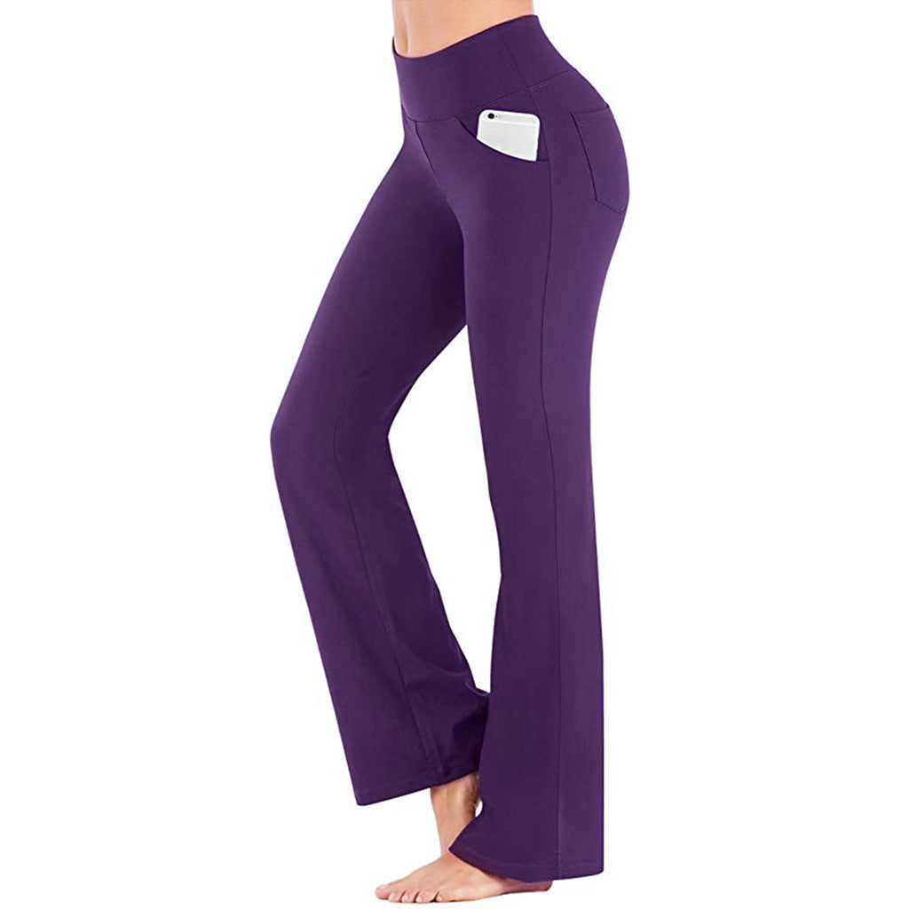 Damen-Yogahose Flare Bootcut