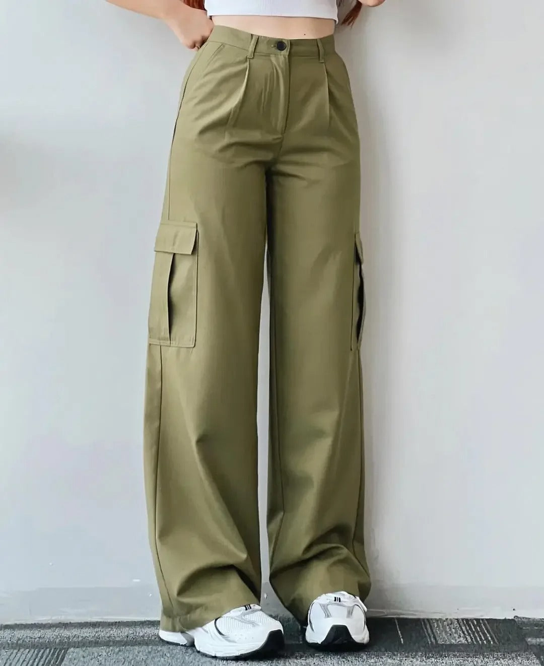 Multi Pocket Cargohose für Damen