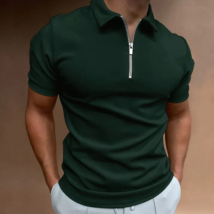 Variant image for Herren Poloshirt Klassisch Atmungsaktiv Baumwolle Kurzarm-15