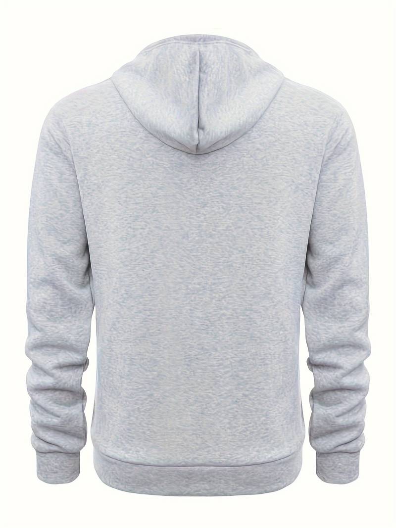 Herren Kapuzenpullover Lässig Baumwolle mit Kängurutasche-2