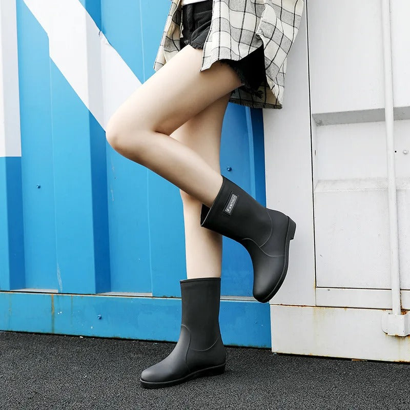 Mid-Tube Regenstiefel für Frauen