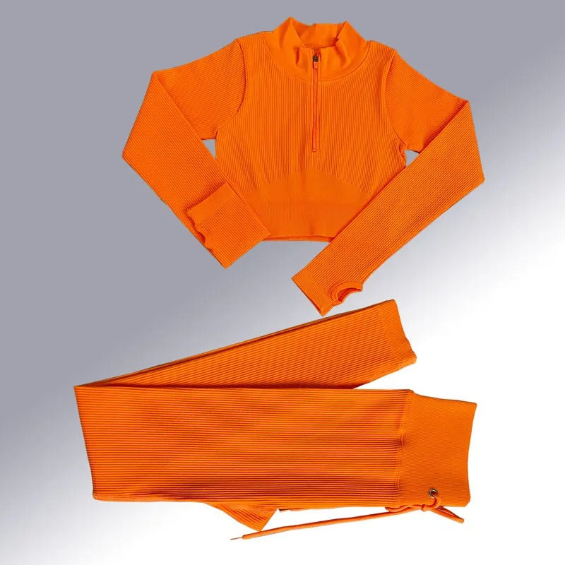 Nahtloses Yoga-Set für Damen