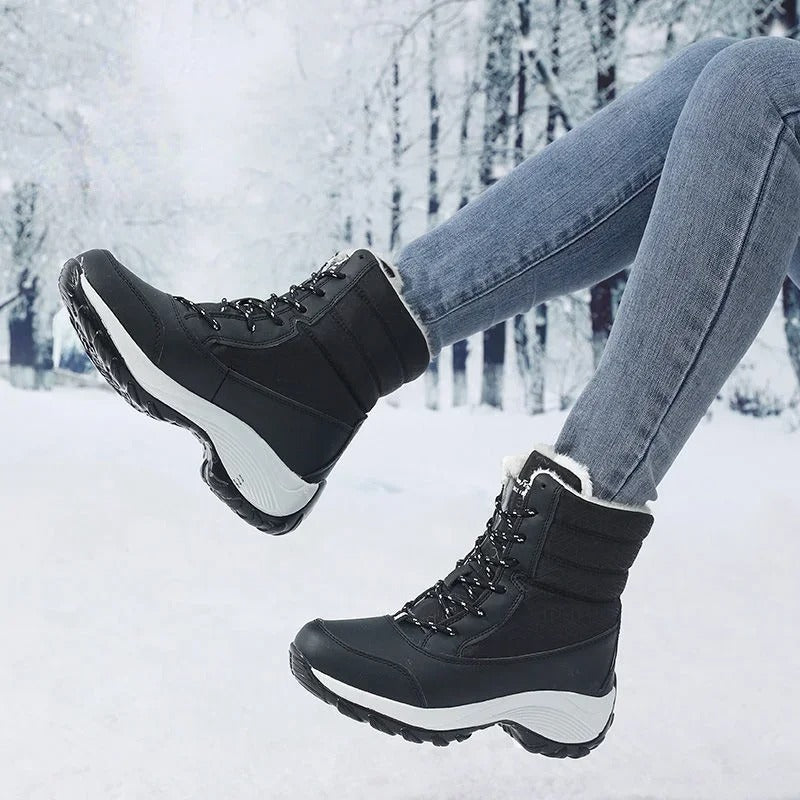 Frauen Plattform Outdoor Schneestiefel