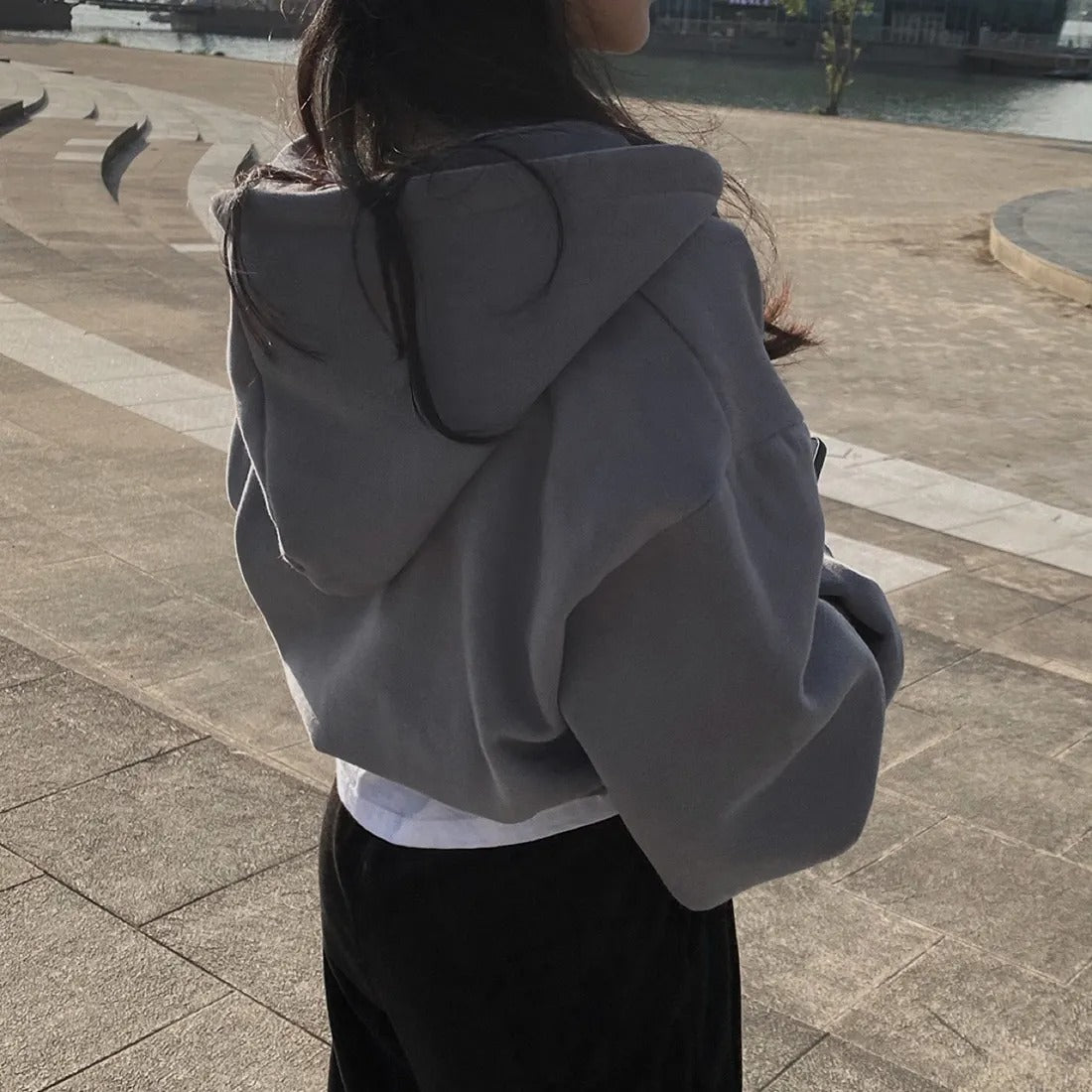 Lässiger Kapuzenpullover für Frauen