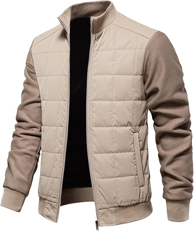 Dicke fleecegefütterte Jacke für Männer