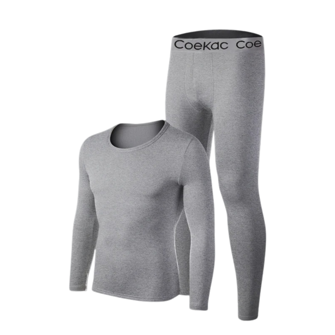 Fleece-Set aus Thermounterhemd und Leggings für Herren